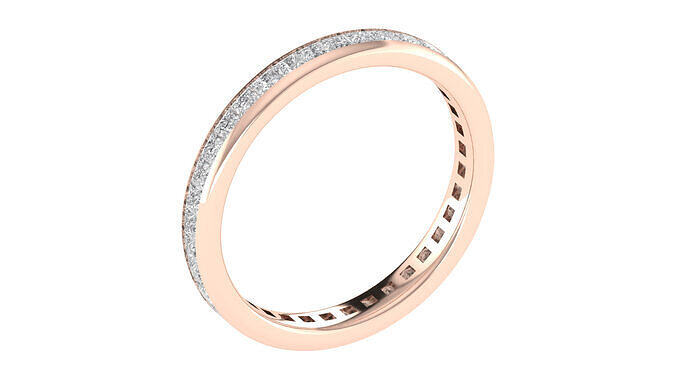 Women Ring  Render 3dm STL OBJ FBX Details 3D print model