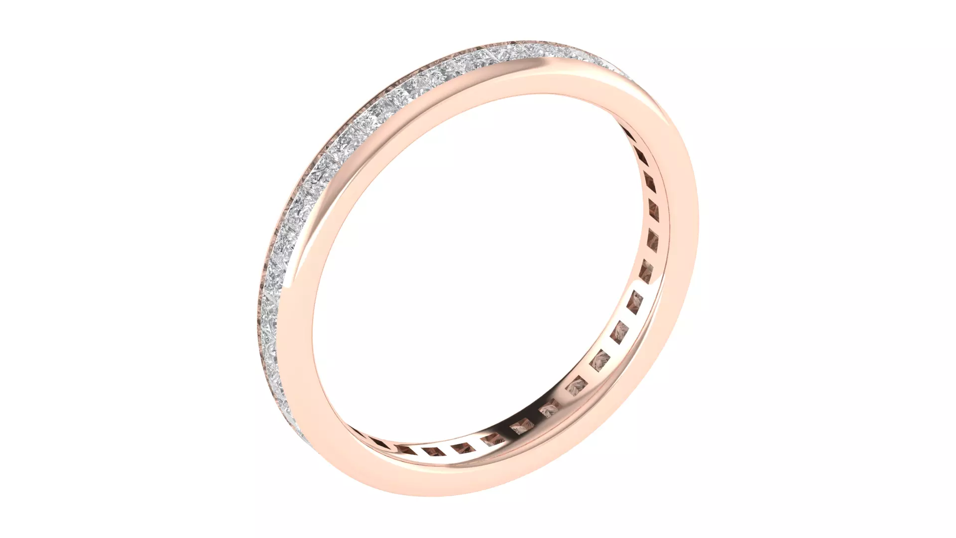 Women Ring Render 3dm STL OBJ FBX Details 3D print model_0