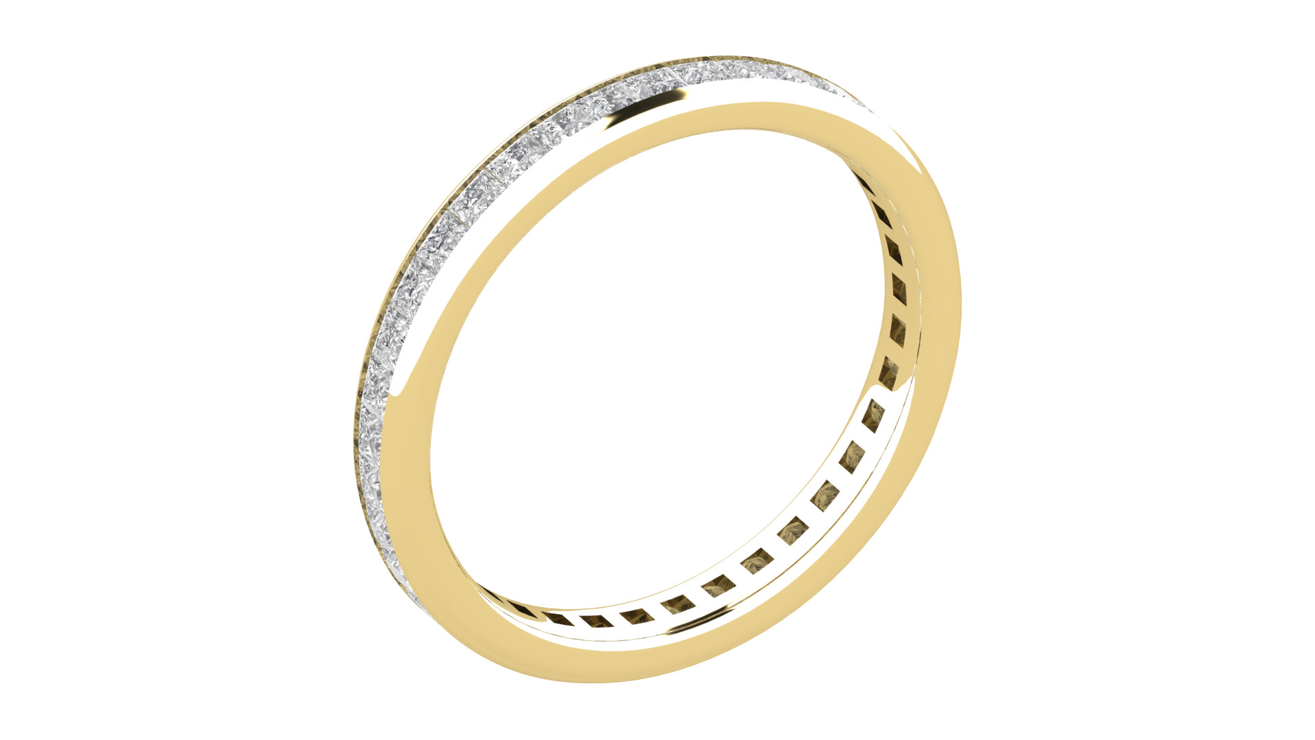 Women Ring Render 3dm STL OBJ FBX Details 3D print model_11