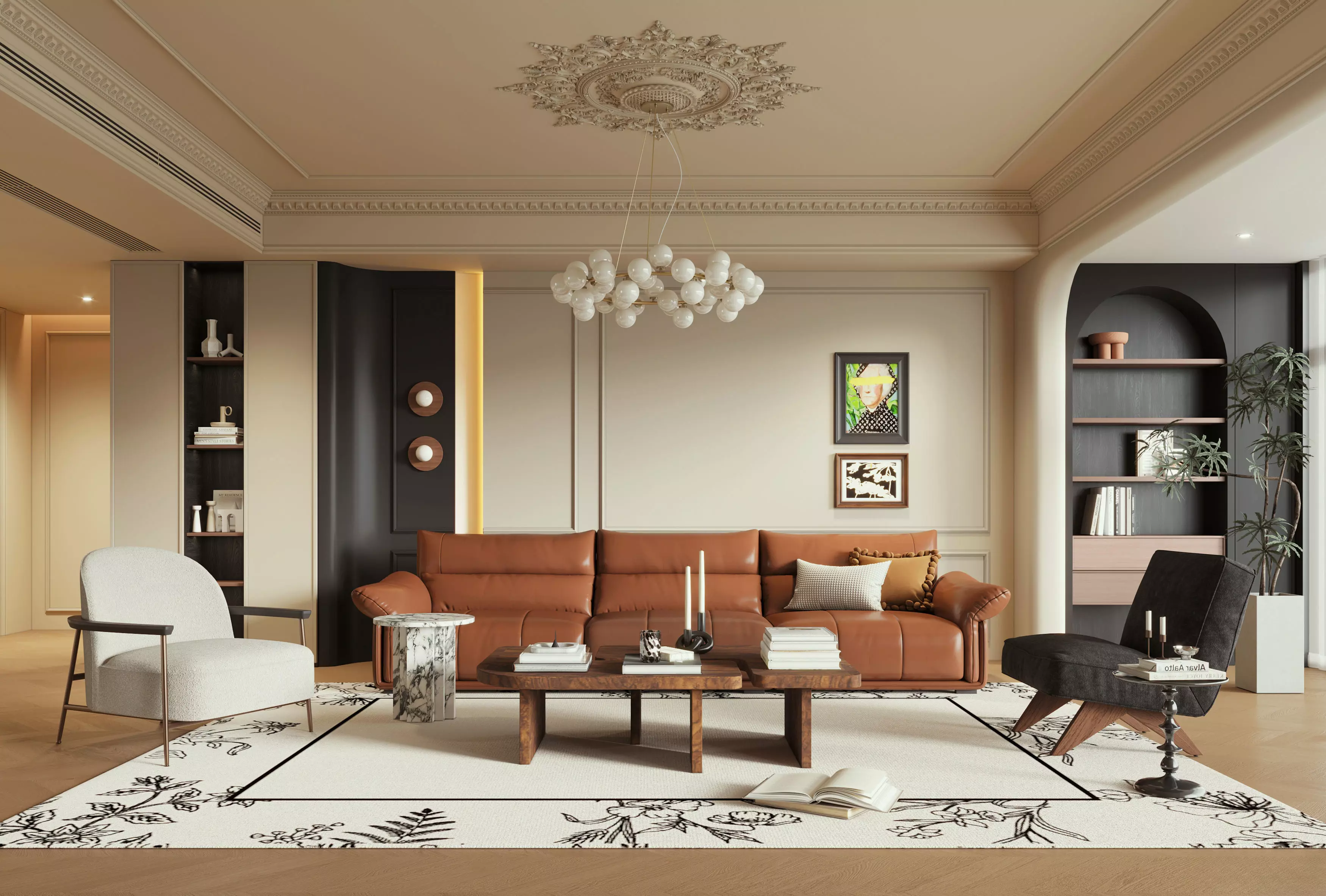 Apartment interior scenes         3D model_0