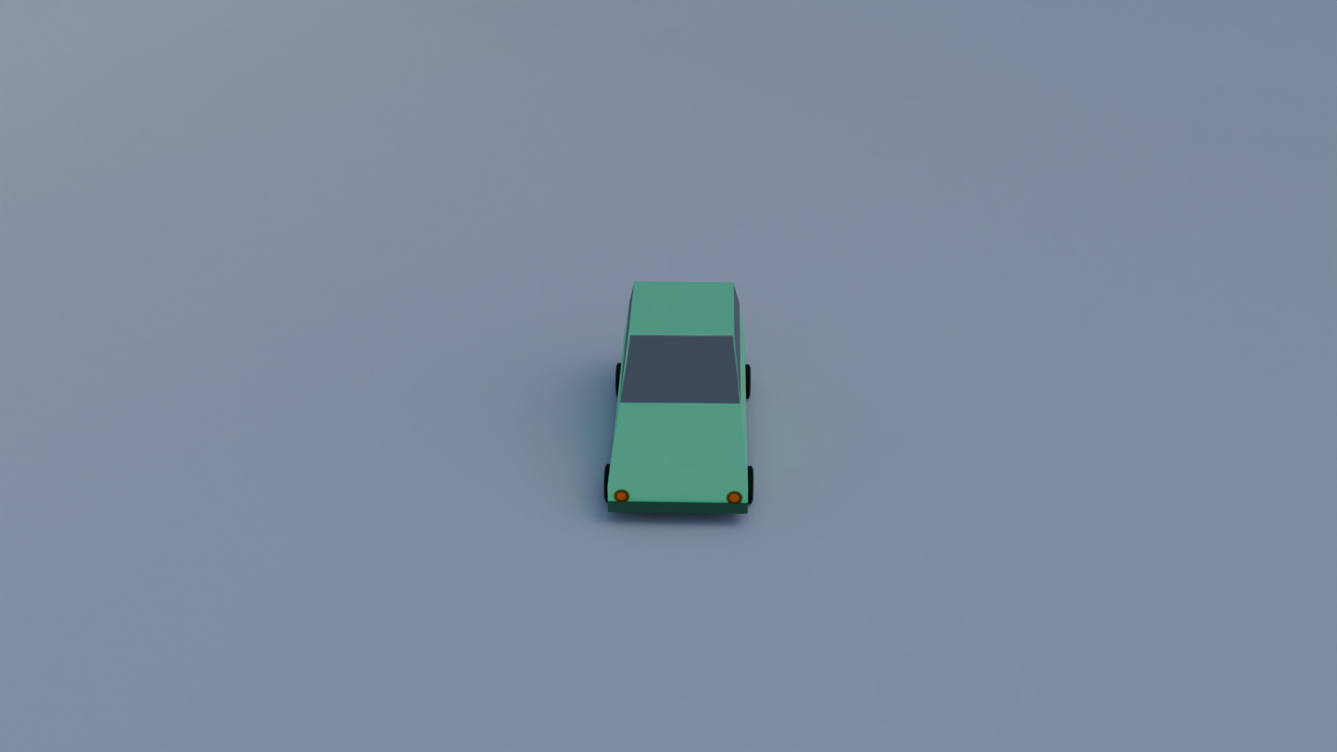 Low Poly Simple Car - Game Ready 3D model_2