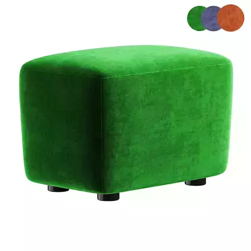 dado pouf yellow