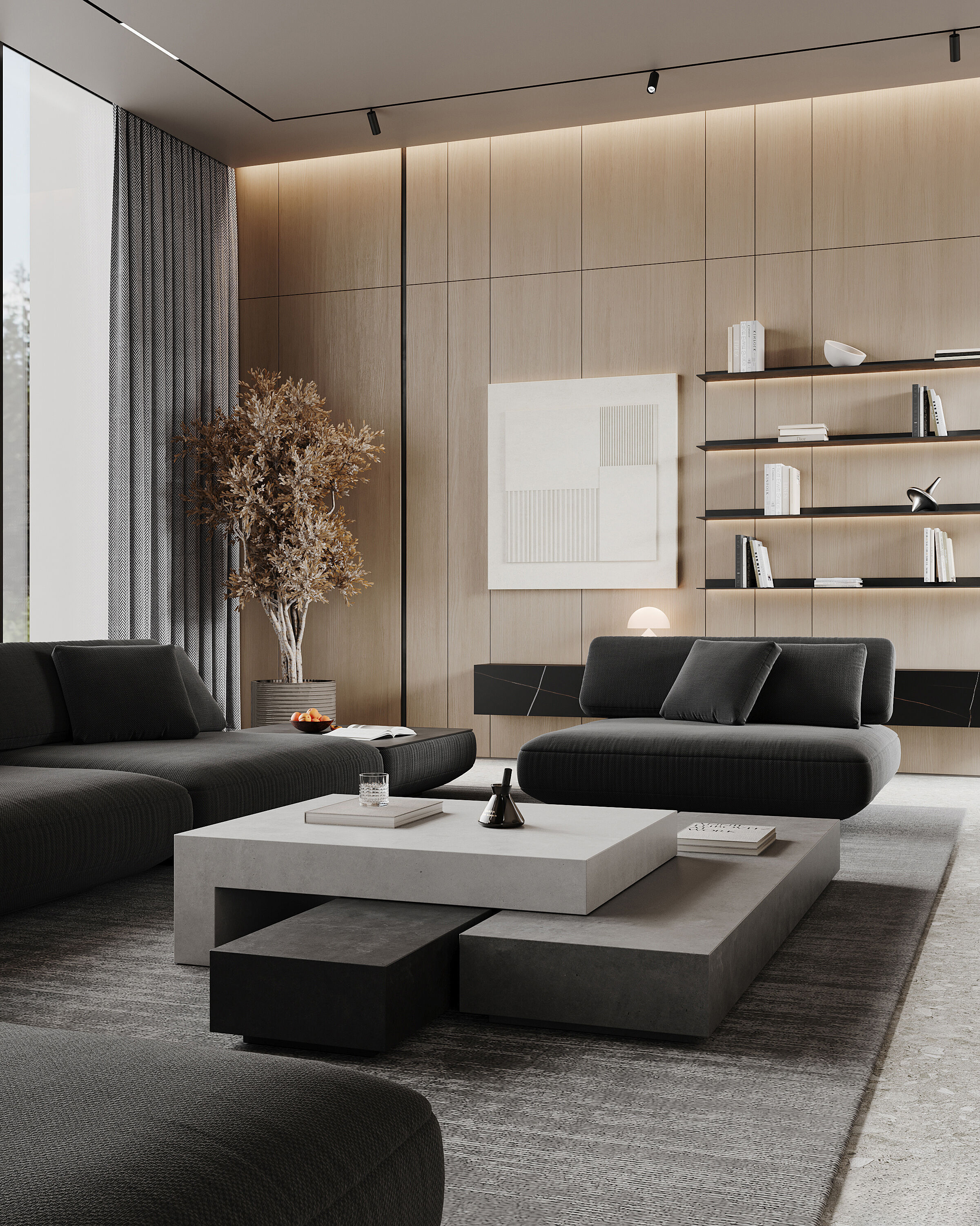 Apartment interior scenes     3D model_4