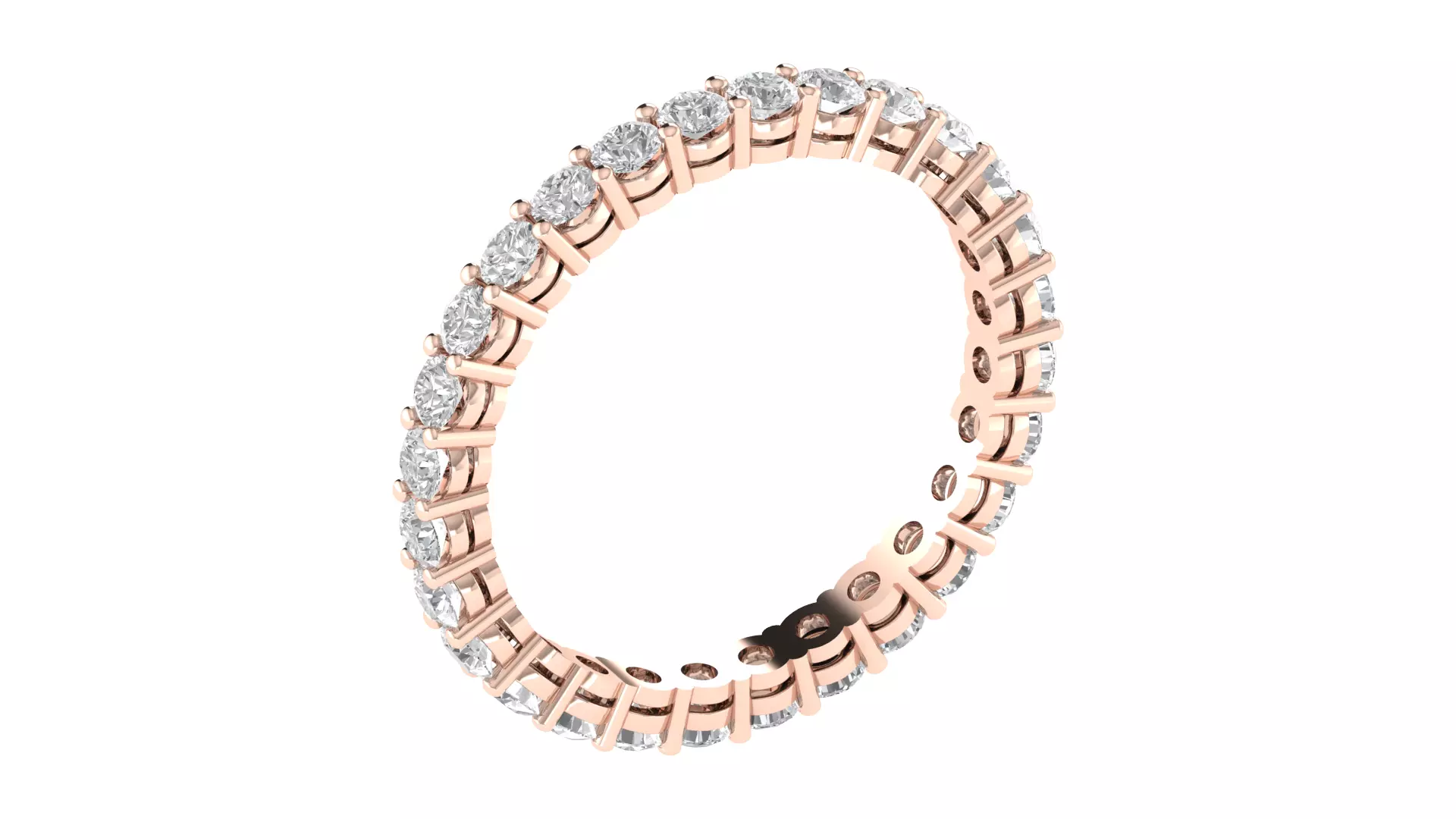 Women Ring Render 3dm STL OBJ FBX Details 3D print model_0