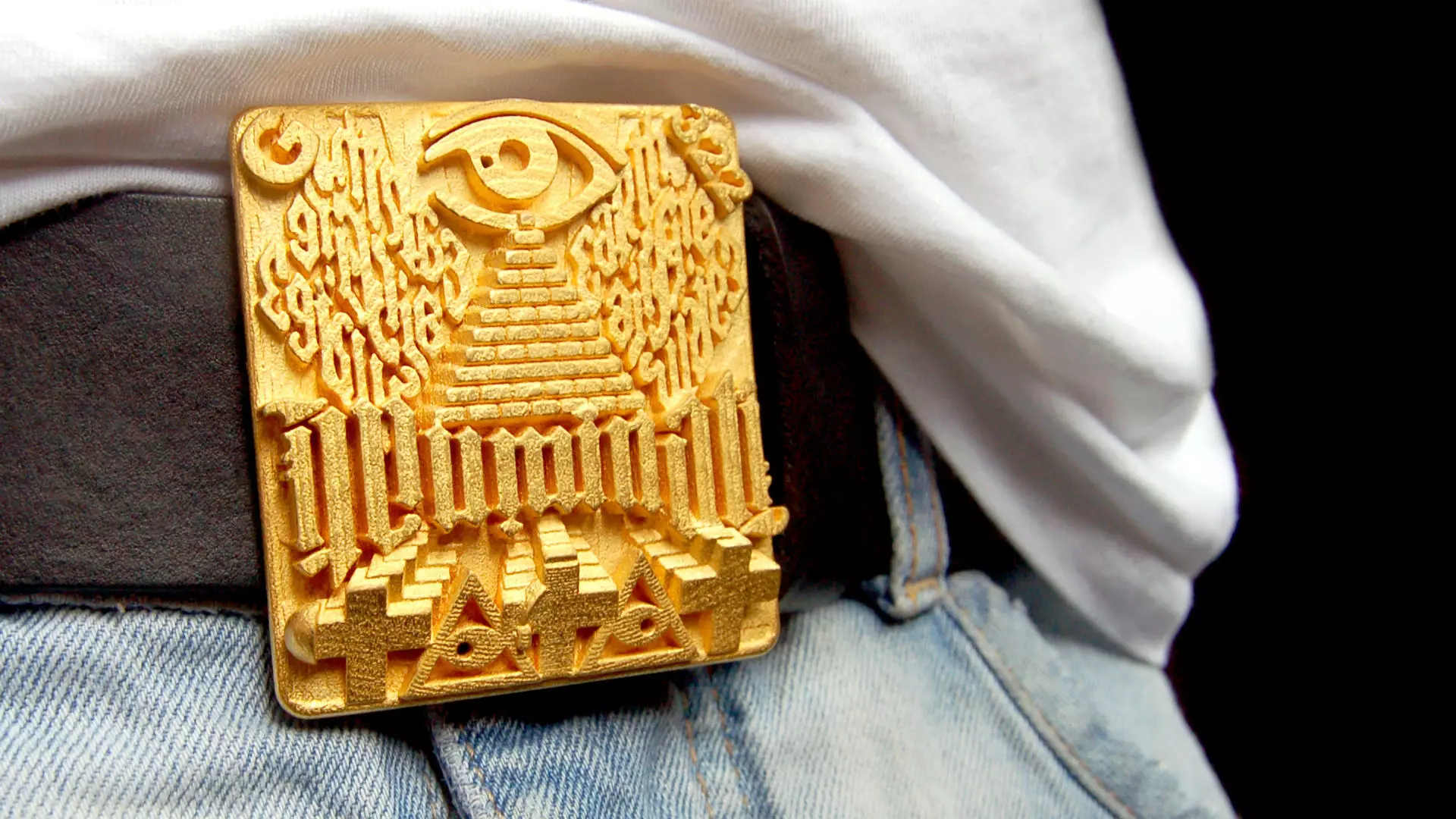 Illuminati Belt Buckle 3D print model