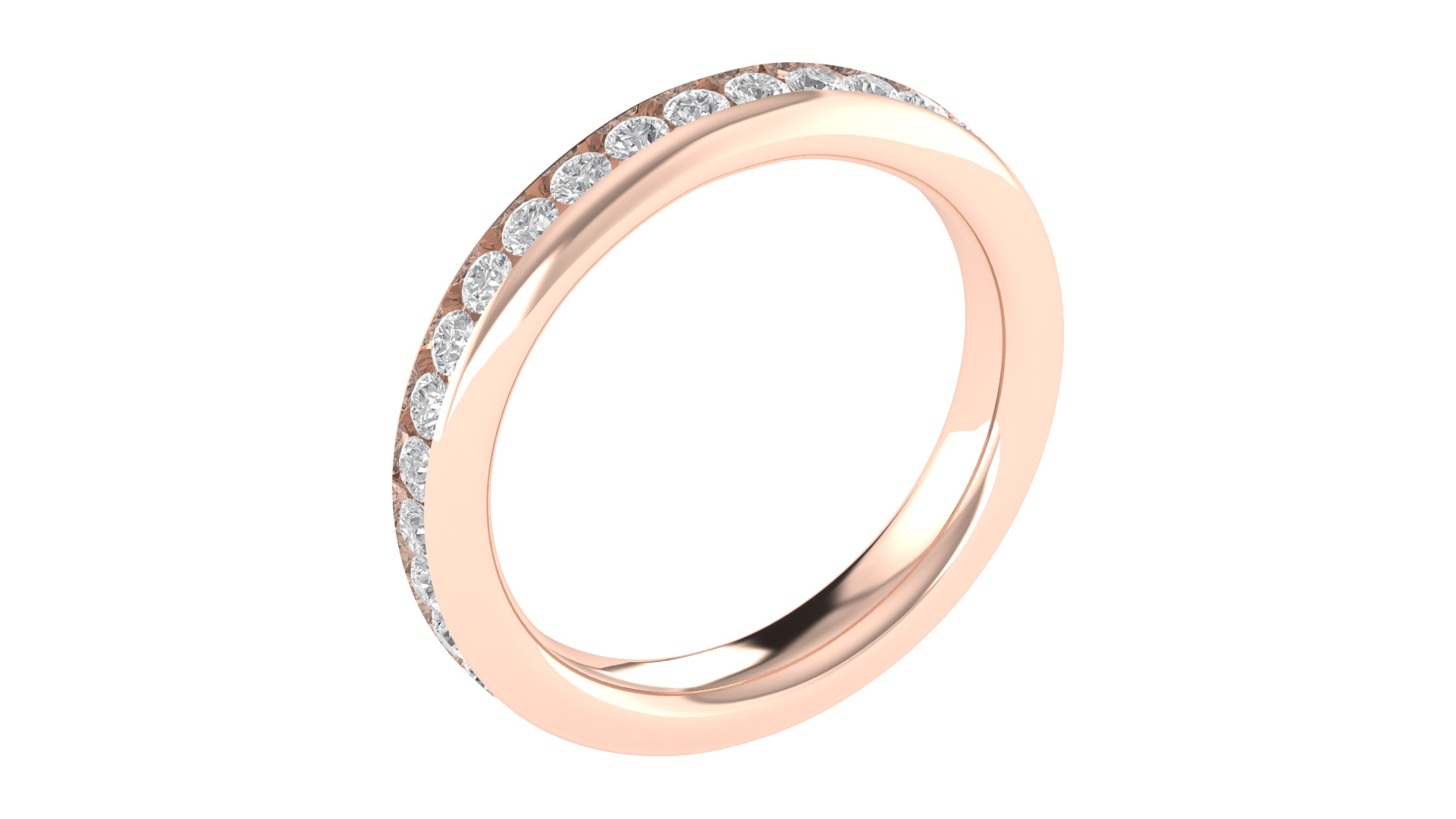 Women Ring  Render 3dm STL OBJ FBX Details 3D print model_3