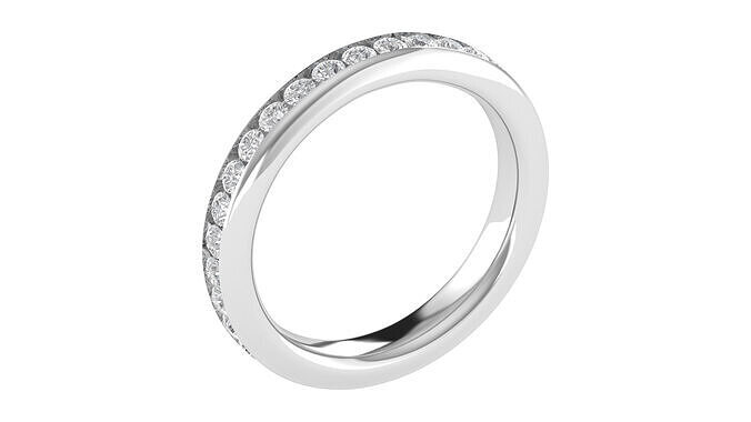 Women Ring  Render 3dm STL OBJ FBX Details 3D print model