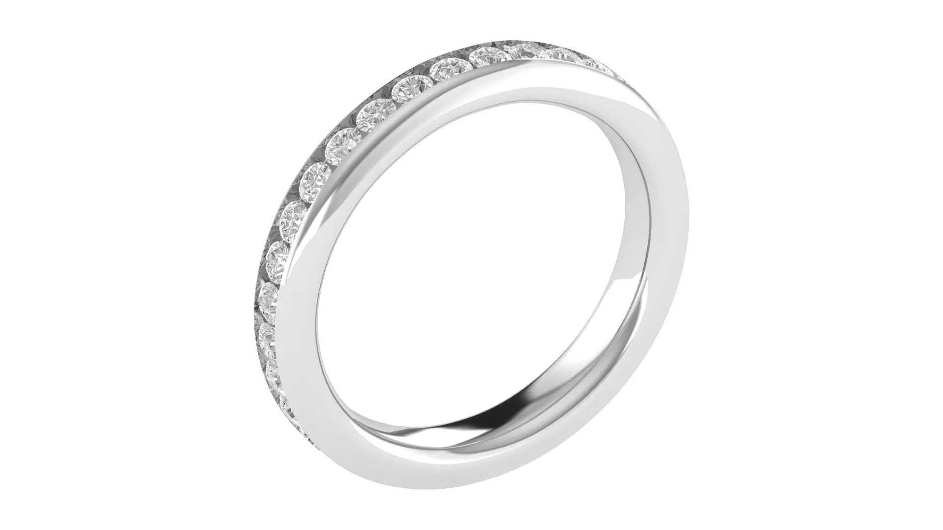 Women Ring  Render 3dm STL OBJ FBX Details 3D print model_0