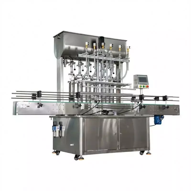 Automatic 8-Head Liquid Filling Machine with Precision Control 3D model_1