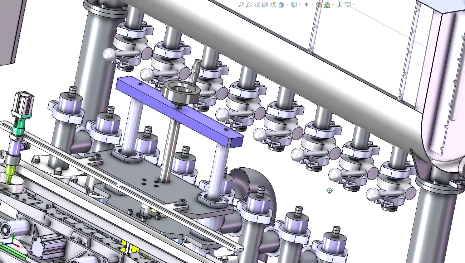 Automatic 8-Head Liquid Filling Machine with Precision Control 3D model_20