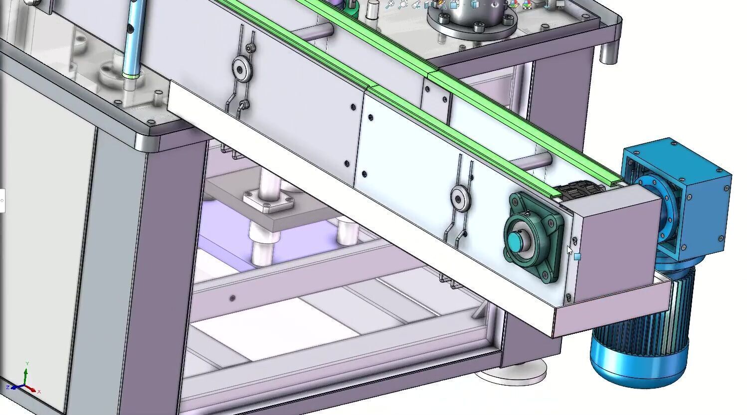Automatic 8-Head Liquid Filling Machine with Precision Control 3D model_17