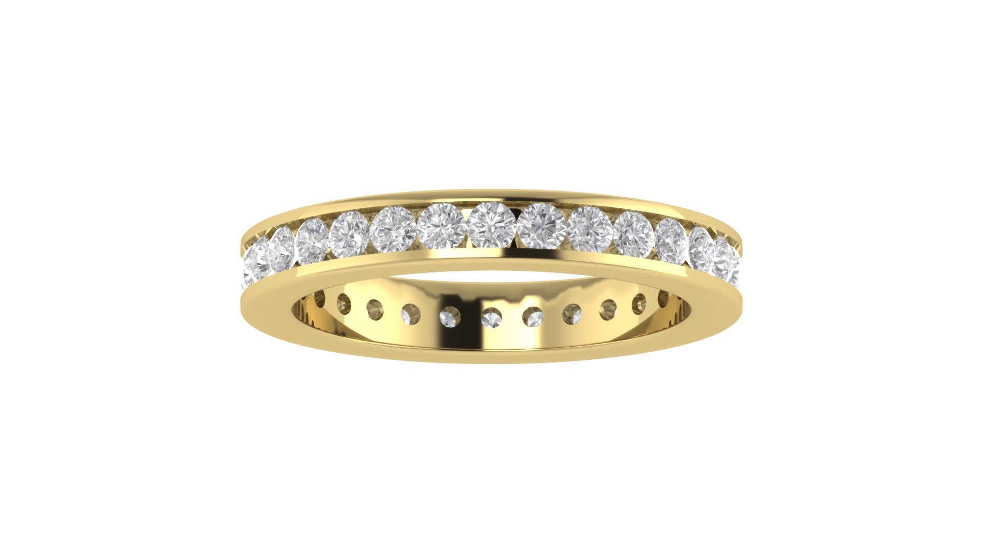 Women Ring Render 3dm STL OBJ FBX Details 3D print model_11