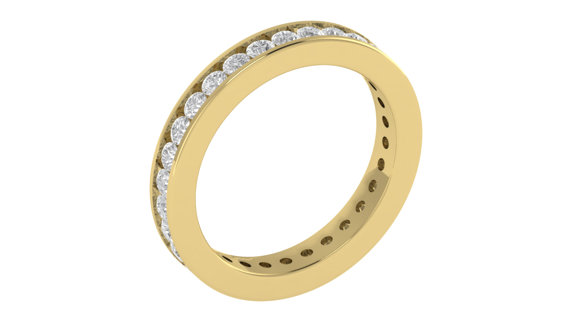 Women Ring Render 3dm STL OBJ FBX Details 3D print model_12