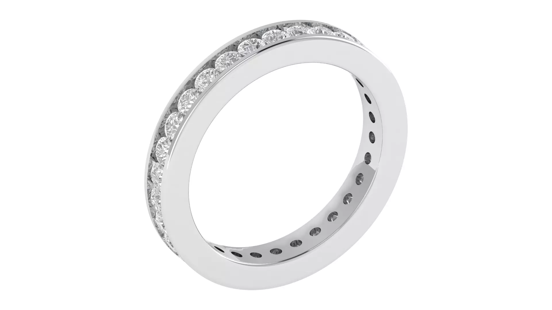 Women Ring Render 3dm STL OBJ FBX Details 3D print model_0