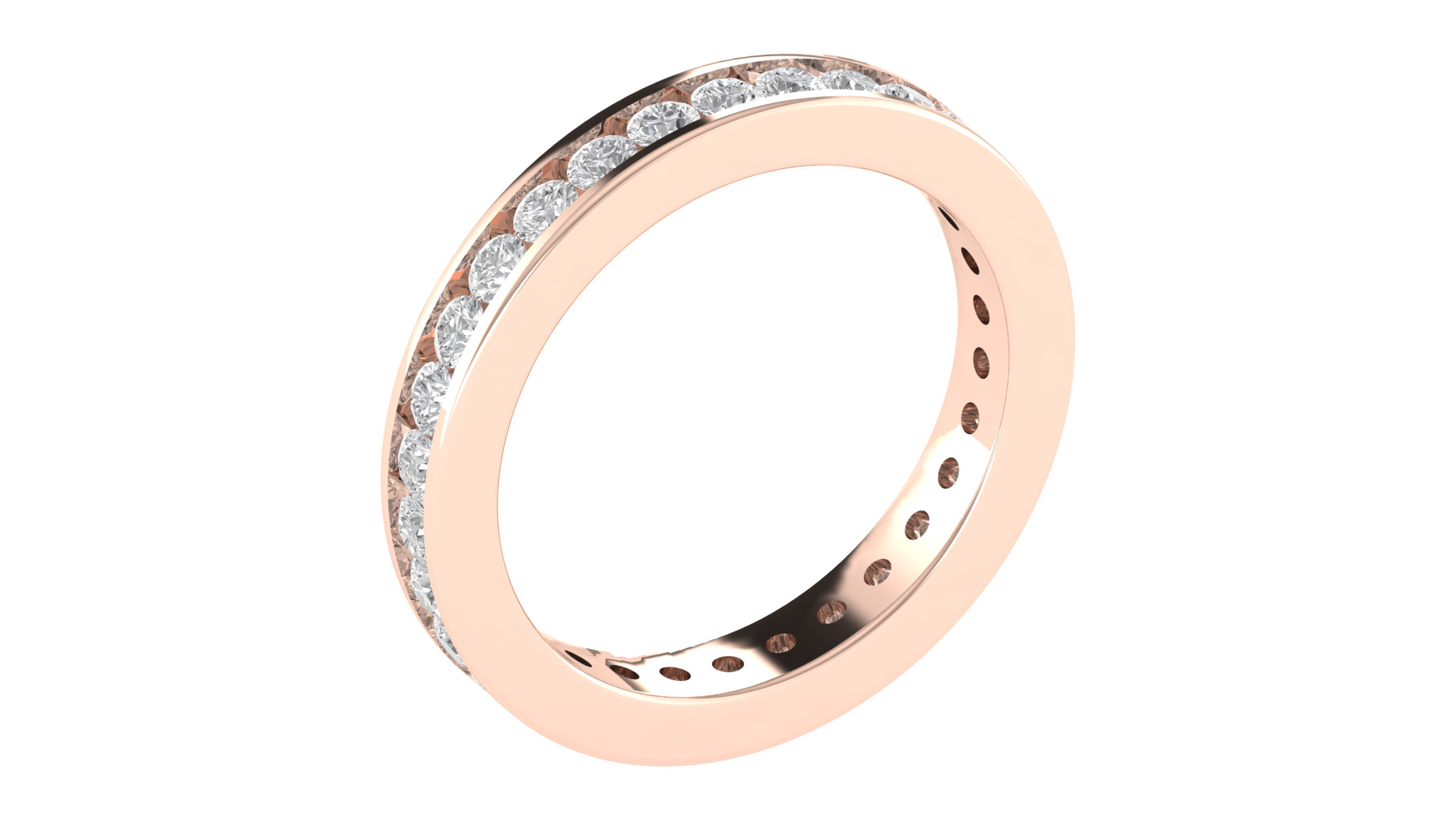 Women Ring Render 3dm STL OBJ FBX Details 3D print model_1