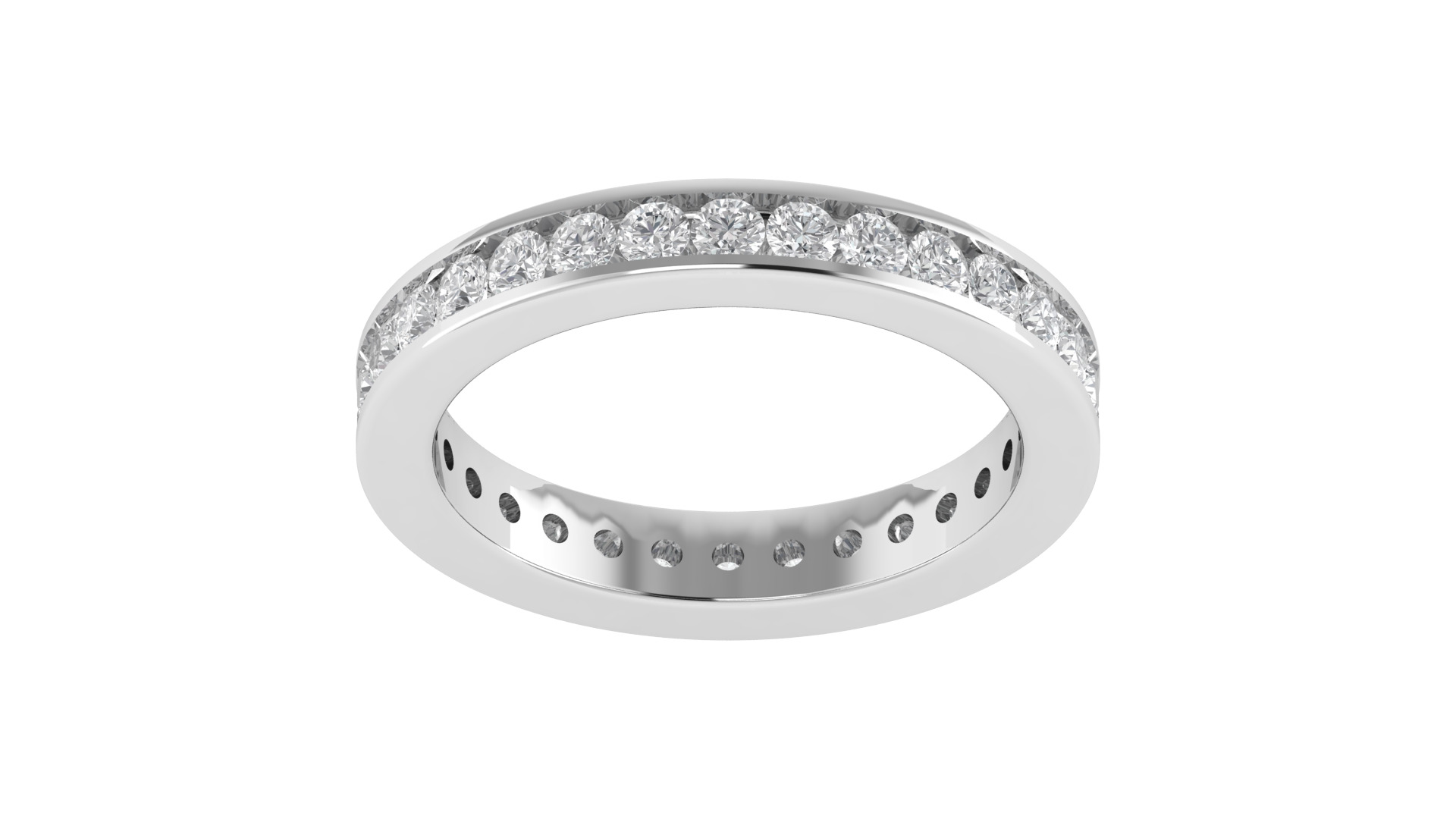 Women Ring Render 3dm STL OBJ FBX Details 3D print model_8