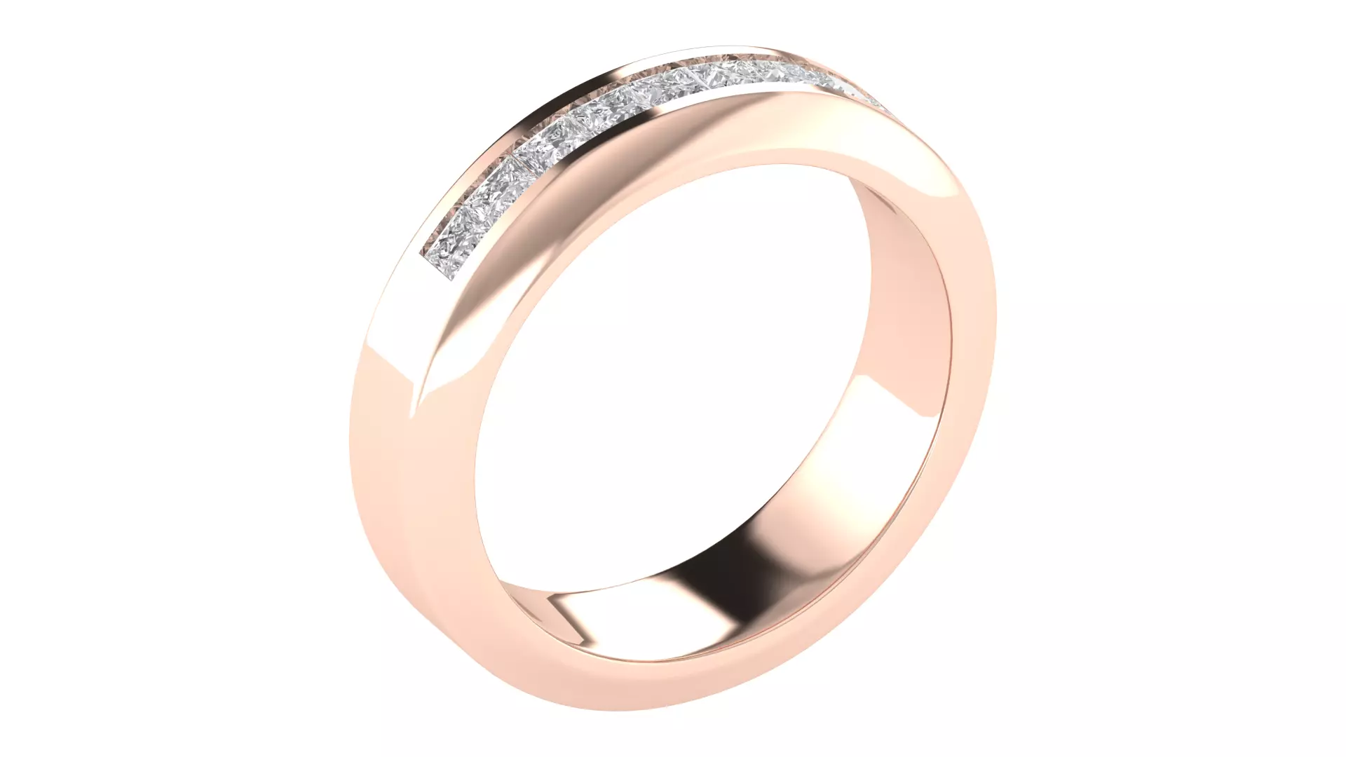 Women Ring Render 3dm STL OBJ FBX TXT Details 3D print model_0