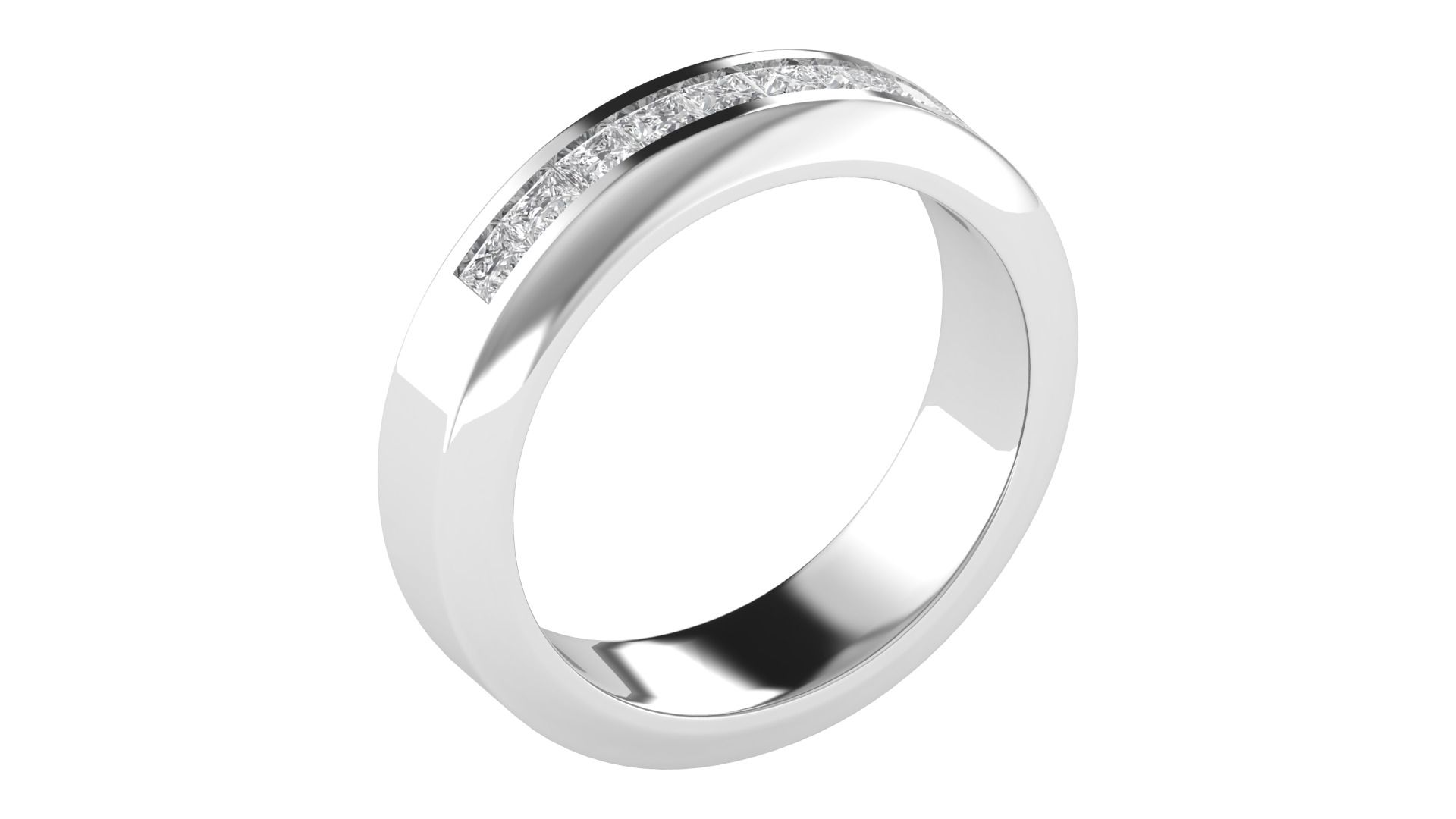 Women Ring Render 3dm STL OBJ FBX TXT Details 3D print model_5