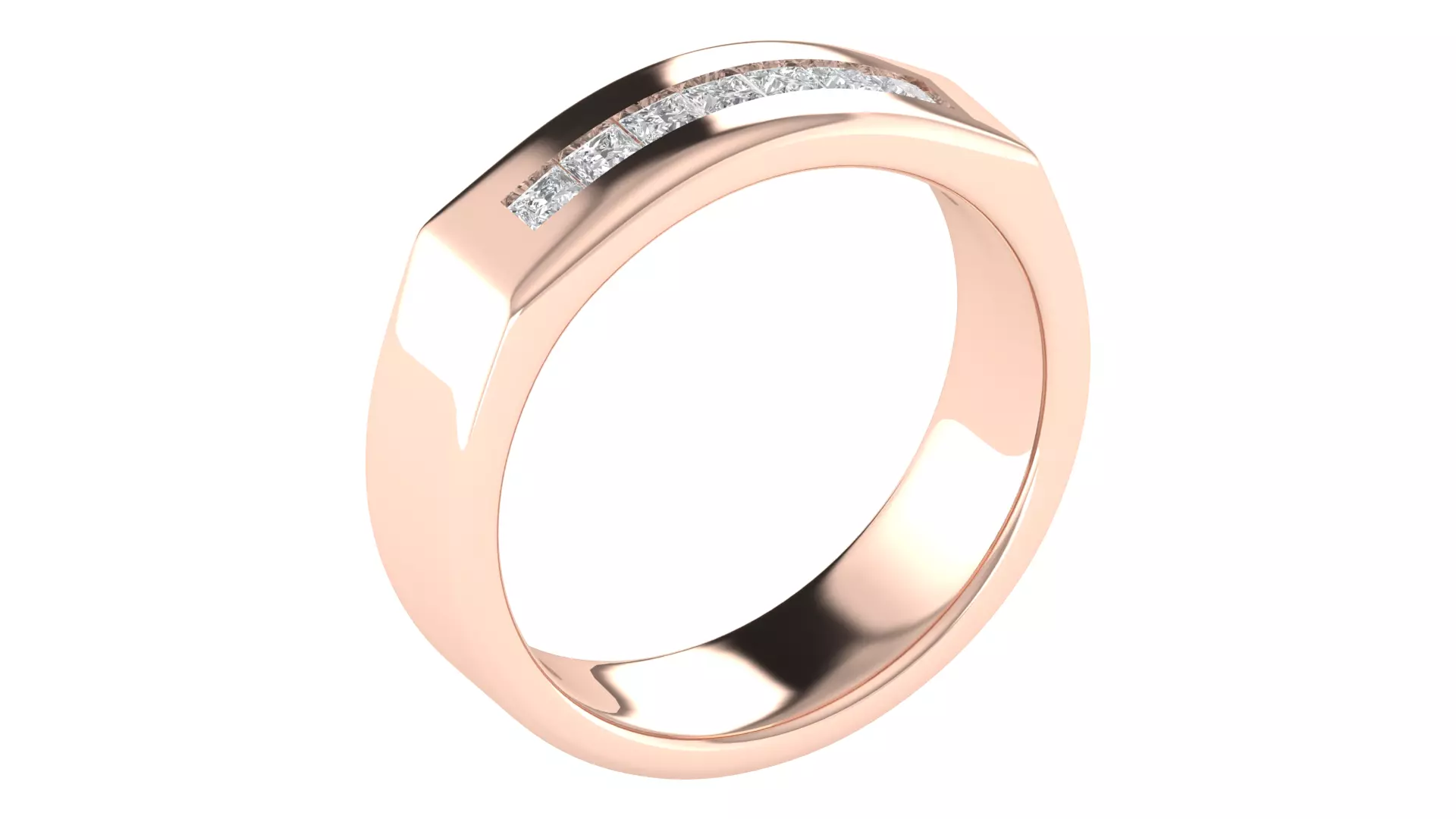 Women Ring Render 3dm STL OBJ FBX TXT Details 3D print model_0