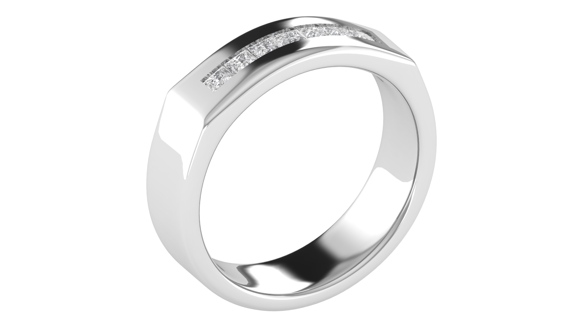 Women Ring Render 3dm STL OBJ FBX TXT Details 3D print model_4