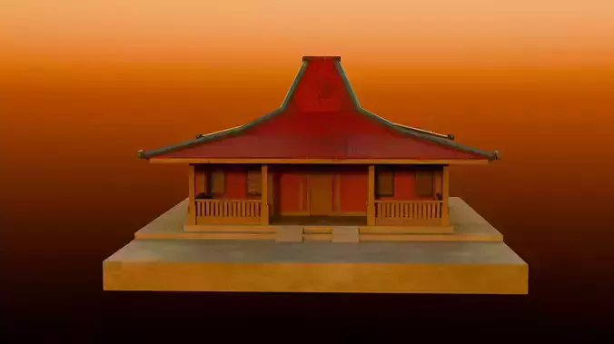 Traditional Javanese Joglo House
