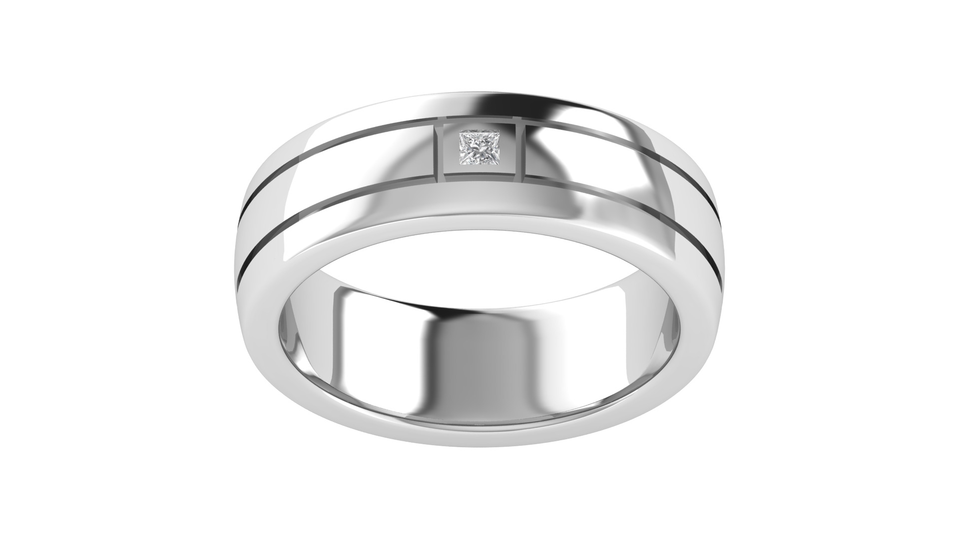 Women Ring Render 3dm STL OBJ FBX TXT Details 3D print model_14