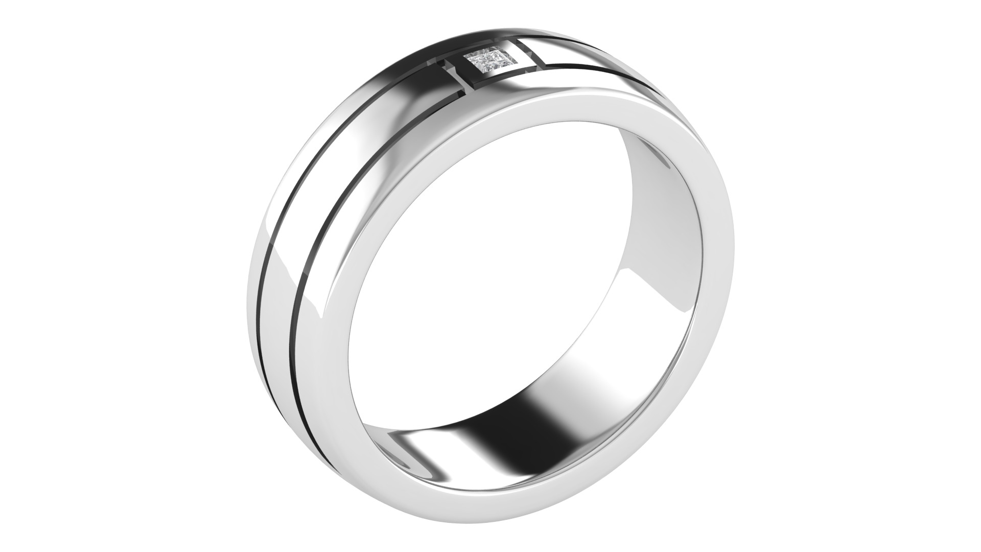 Women Ring Render 3dm STL OBJ FBX TXT Details 3D print model_5