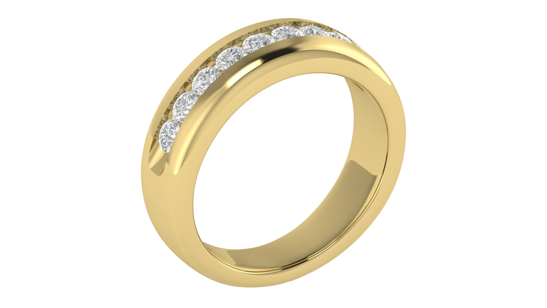 Women Ring Render 3dm STL OBJ FBX Details 3D print model_4