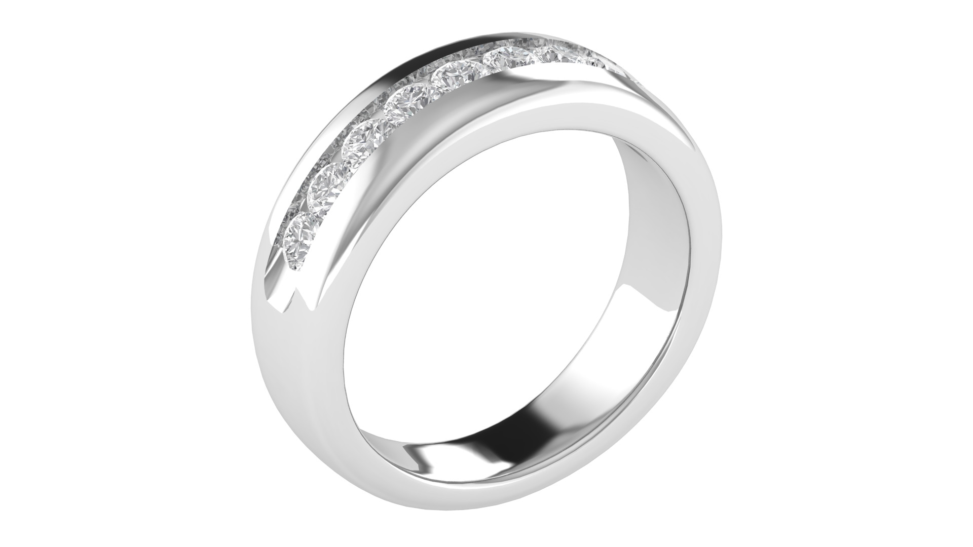 Women Ring Render 3dm STL OBJ FBX Details 3D print model_5