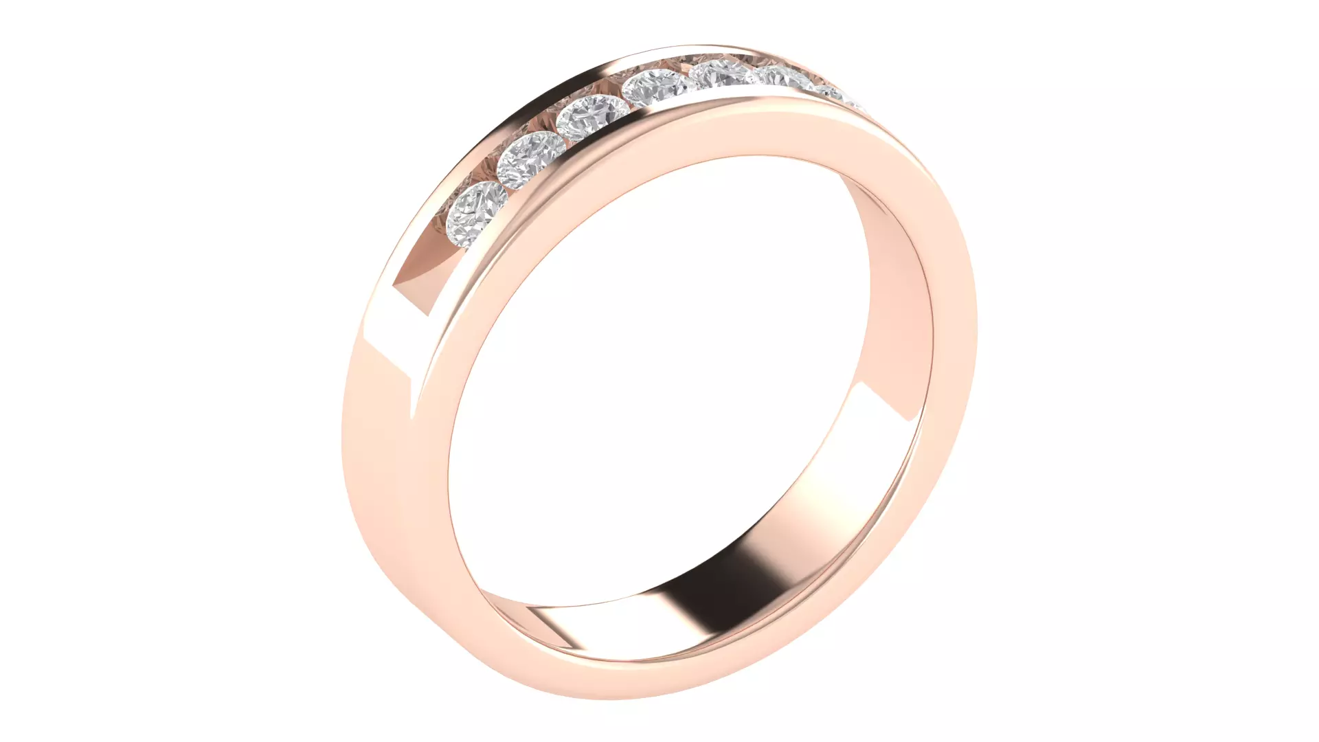 Women Ring Render 3dm STL OBJ FBX Details 3D print model_0