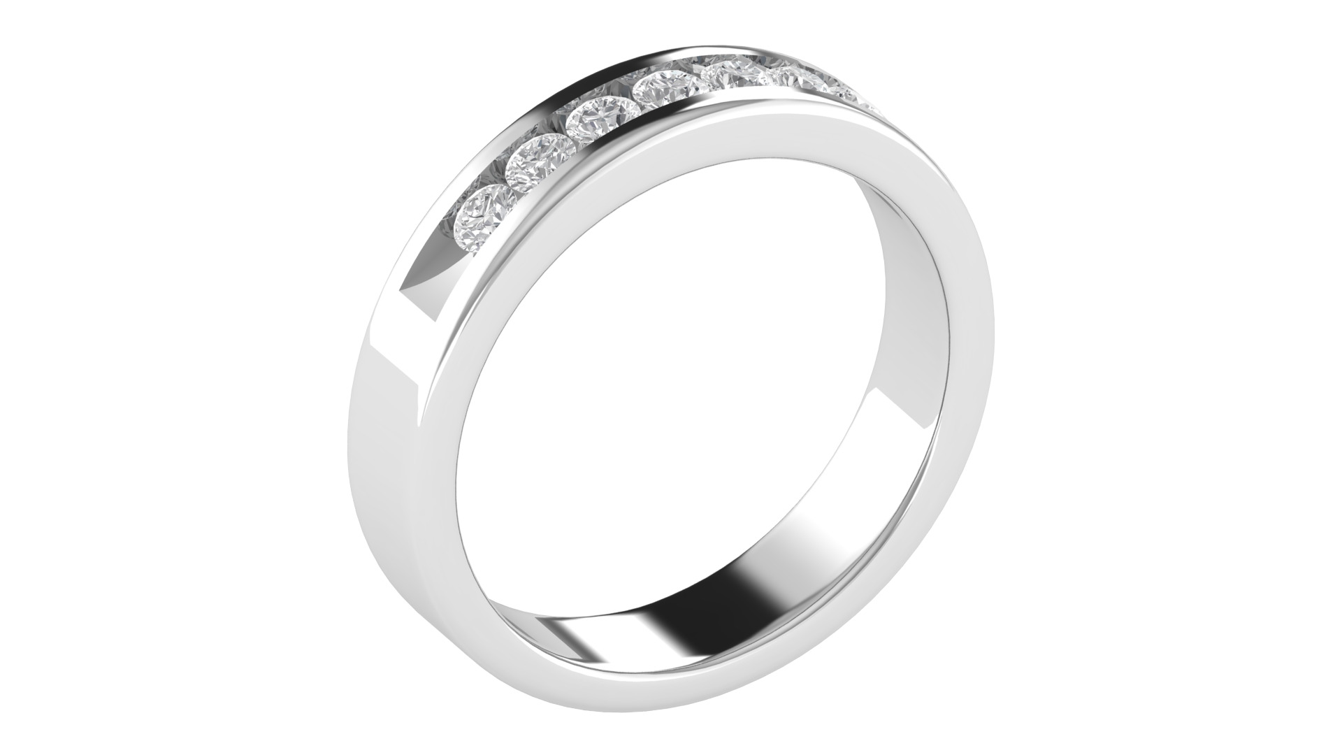 Women Ring Render 3dm STL OBJ FBX Details 3D print model_4