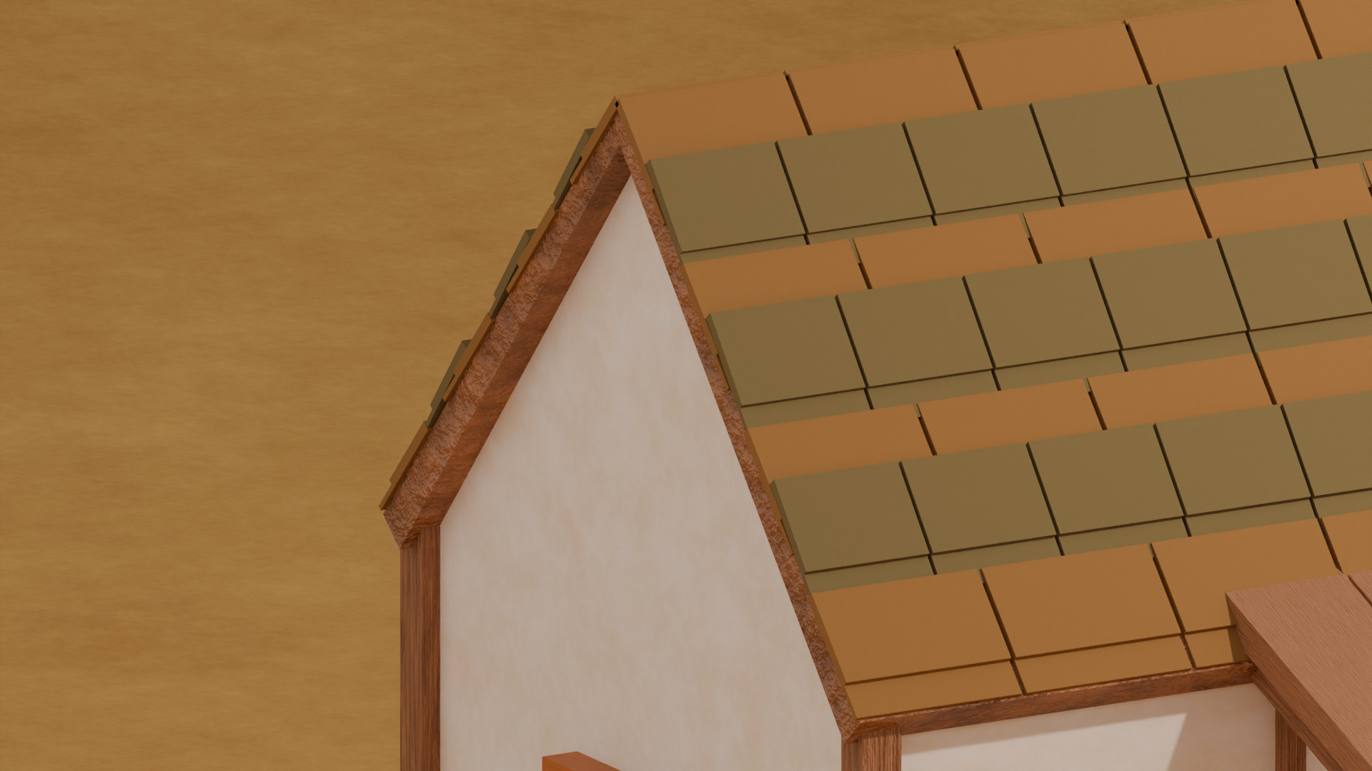 Medieval House Design 3 Low-poly 3D model_4