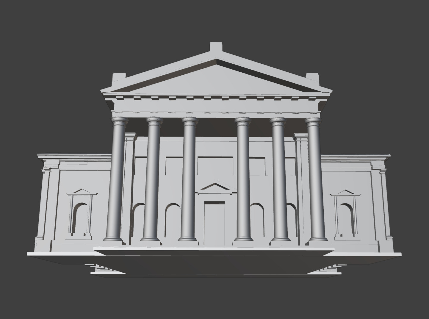 3D Model of Vilnius Cathedral 3D model_3