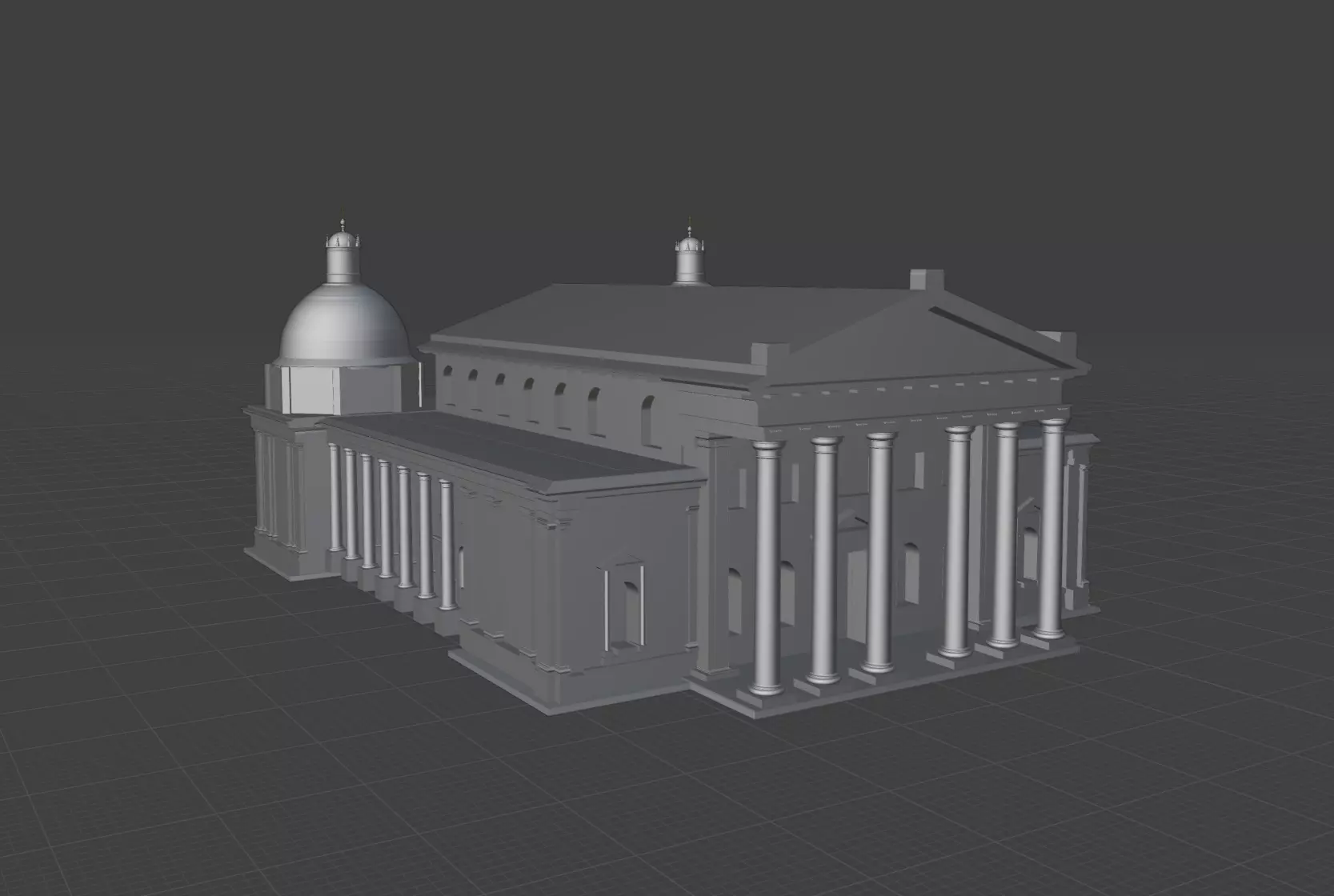 3D Model of Vilnius Cathedral 3D model_0