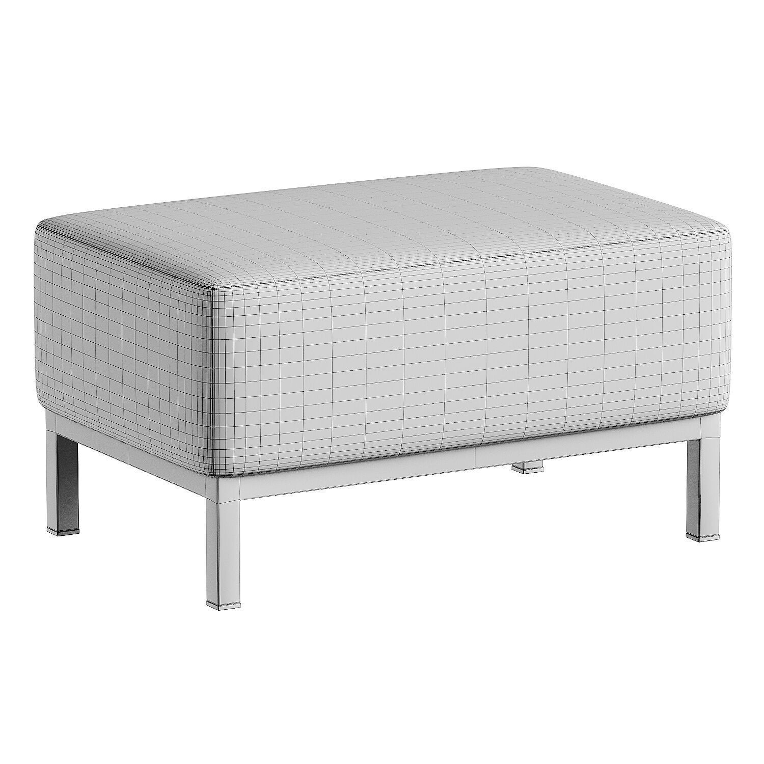 foot stool 3D model_3