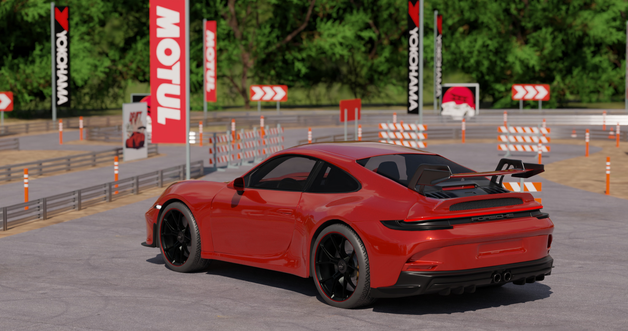 Porsche 911 GT3 922 2022 3D model_1