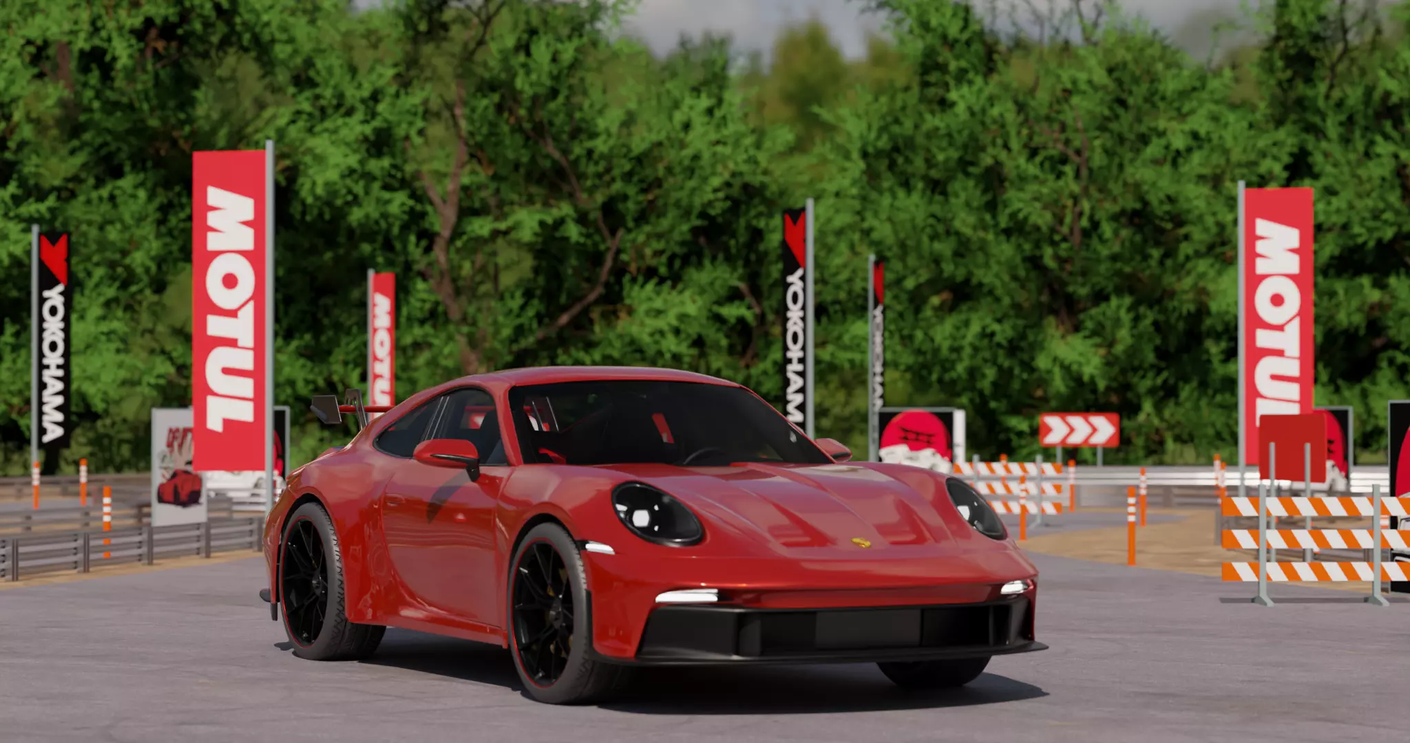 Porsche 911 GT3 922 2022 3D model_0