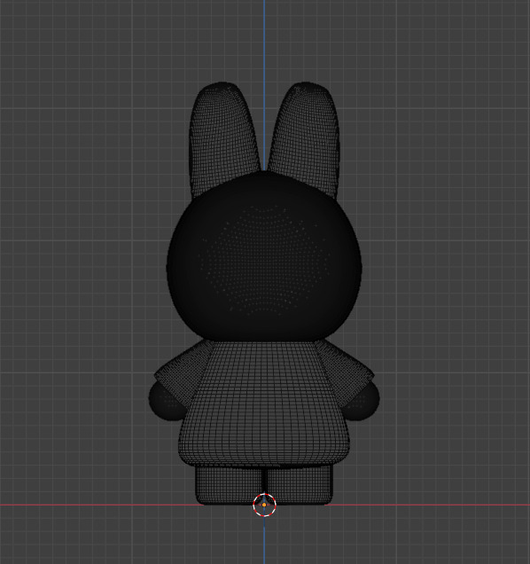 bunny figurine 3D print model_3