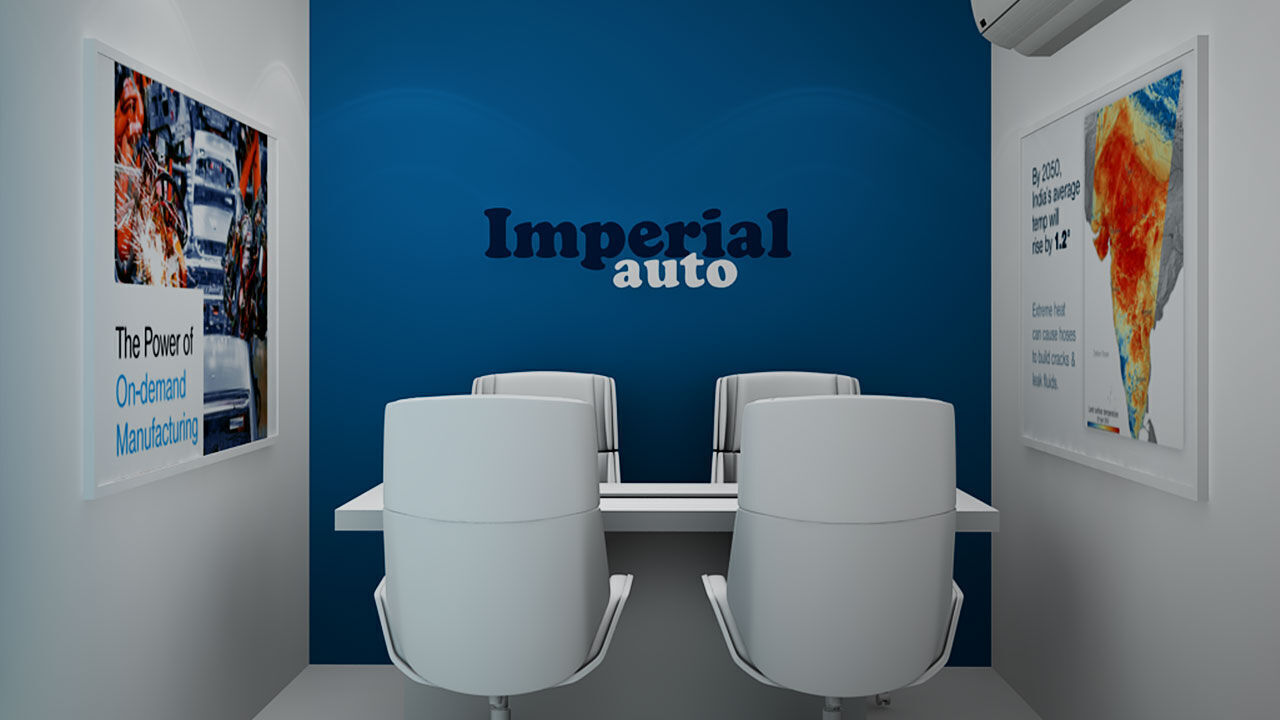 Exhibition Stand   15m x 7m 3D model walkthrough animation Low-poly 3D model_9