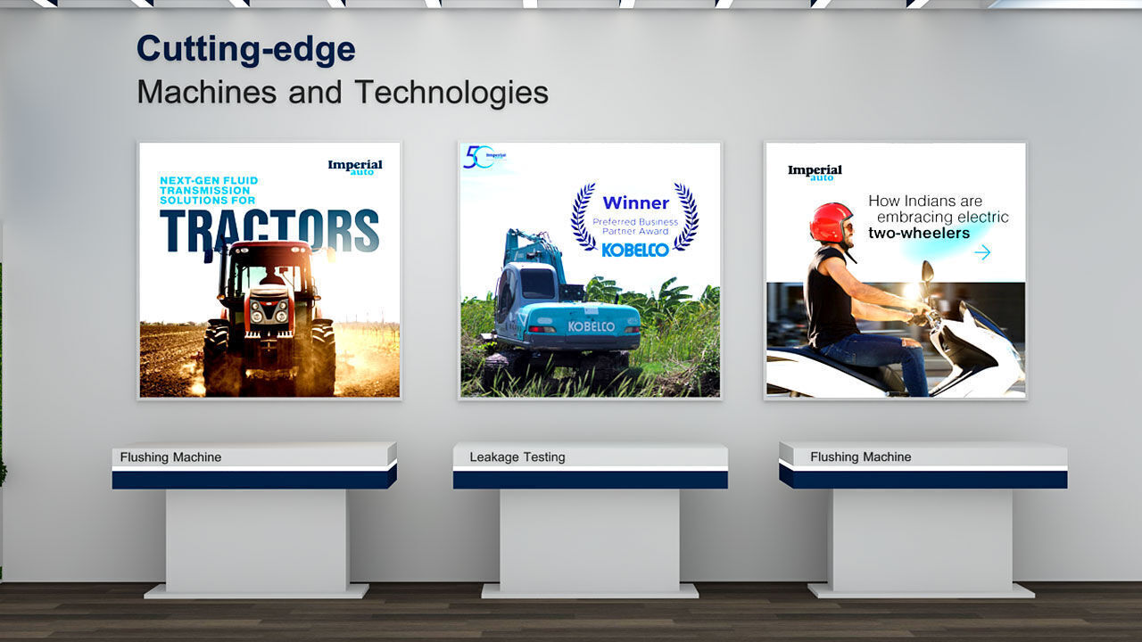 Exhibition Stand   15m x 7m 3D model walkthrough animation Low-poly 3D model_4