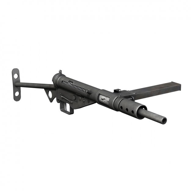 WW2 Submachine guns - Collection 3D model_13