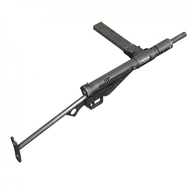 WW2 Submachine guns - Collection 3D model_18