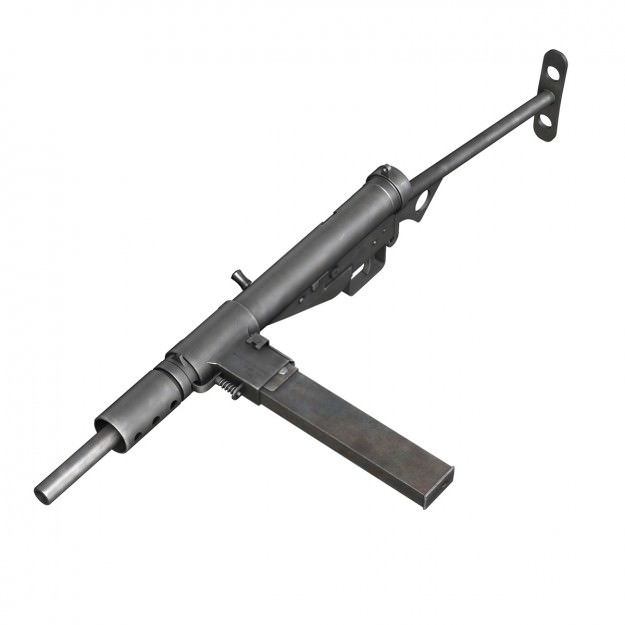 WW2 Submachine guns - Collection 3D model_15