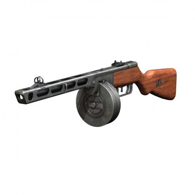 WW2 Submachine guns - Collection 3D model_36