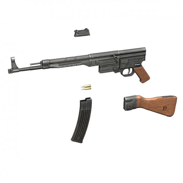 WW2 Submachine guns - Collection 3D model_33