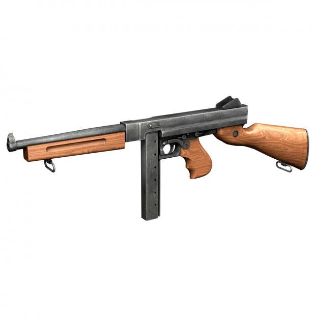 WW2 Submachine guns - Collection 3D model_3