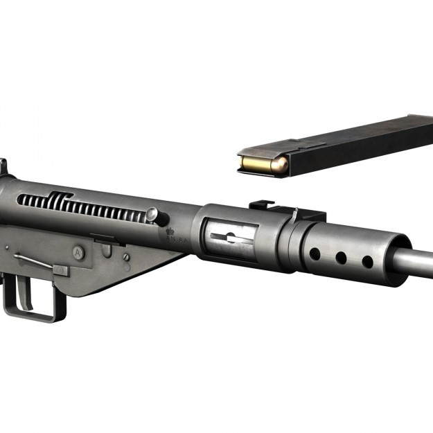 WW2 Submachine guns - Collection 3D model_21