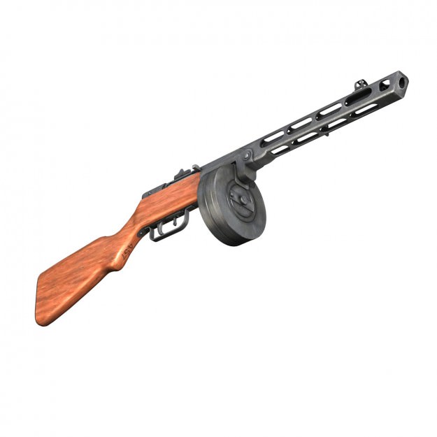 WW2 Submachine guns - Collection 3D model_42