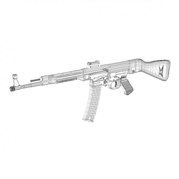 WW2 Submachine guns - Collection 3D model_35