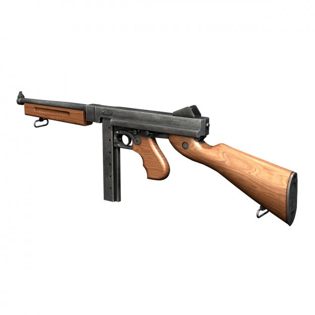 WW2 Submachine guns - Collection 3D model_4
